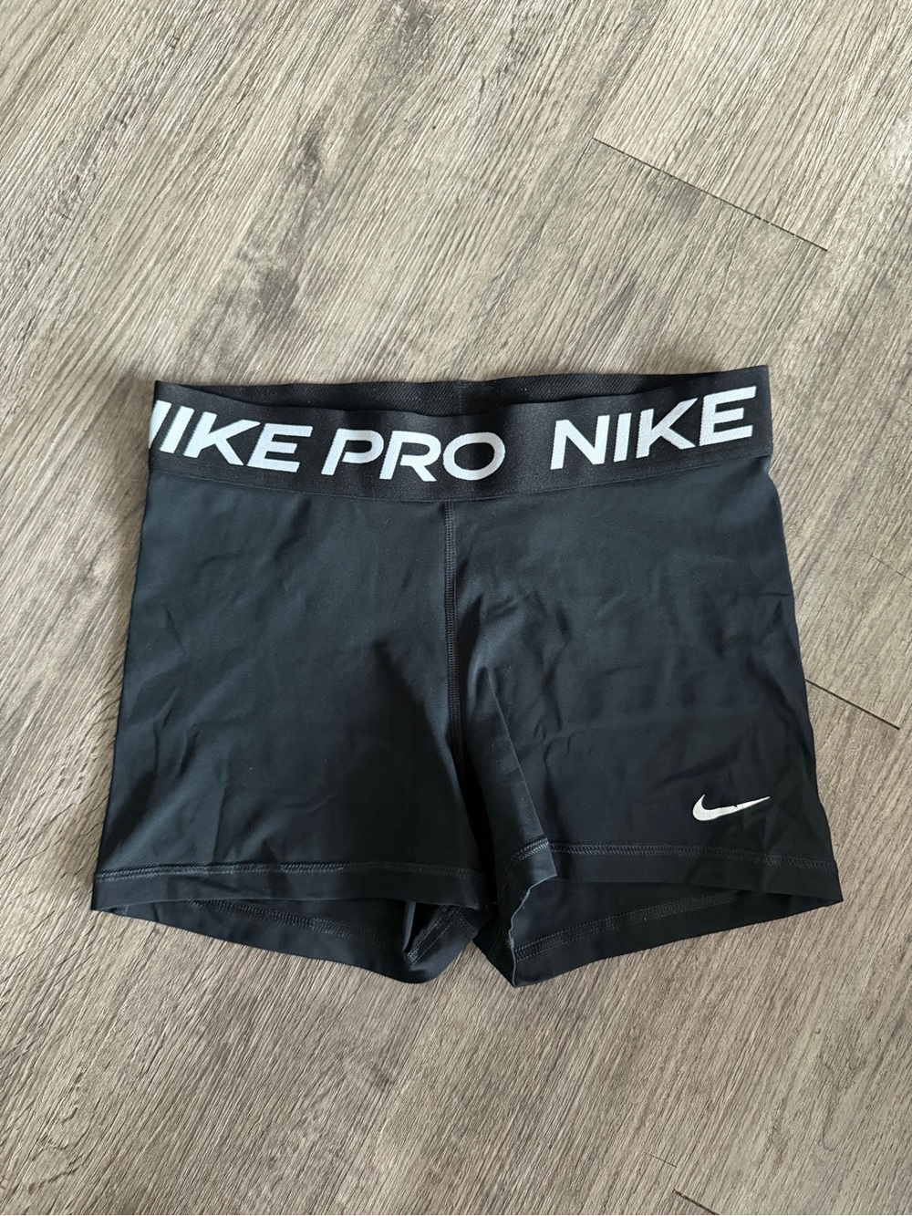 Nike Black Pro Elastic-Waist Bike Shorts
